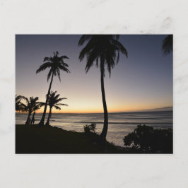 Sunset in the Philippines Vykort