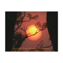 Sunset inspirational Quote
