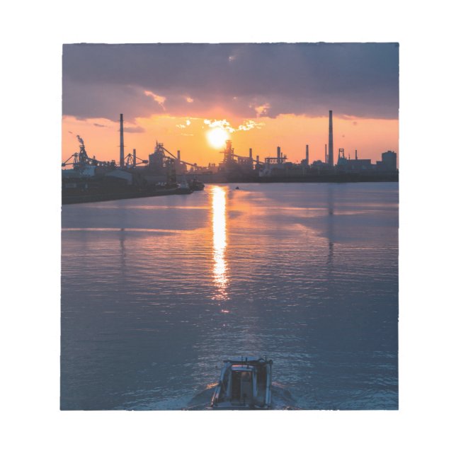 Sunset Japan Himlar Anteckningsblock (Framsida)