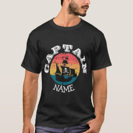 Sunset Jolly Roger Pirat Party Frakt T-Shirt