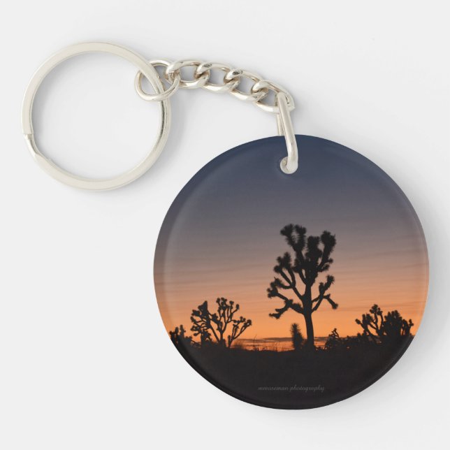 Sunset Joshua Träd Keychain (Framsidan)