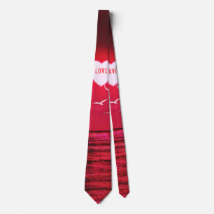 Sunset Kärlek Romantic Black Neck Tie Slips