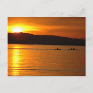 Sunset Kaykers vycard Vykort