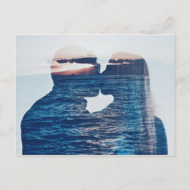 SUNSET KISS POSTCARD VYKORT