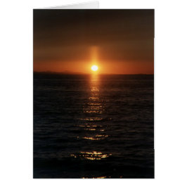 Sunset Kor Hälsningskort