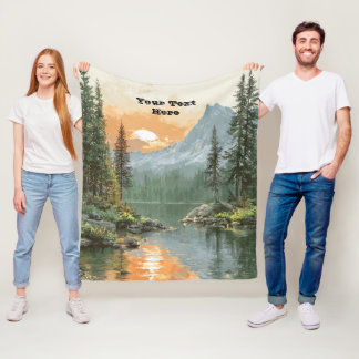 Sunset Lake Fleecefilt