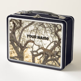 Sunset Leopard Lunch Box - Anpassningsbar Safari T