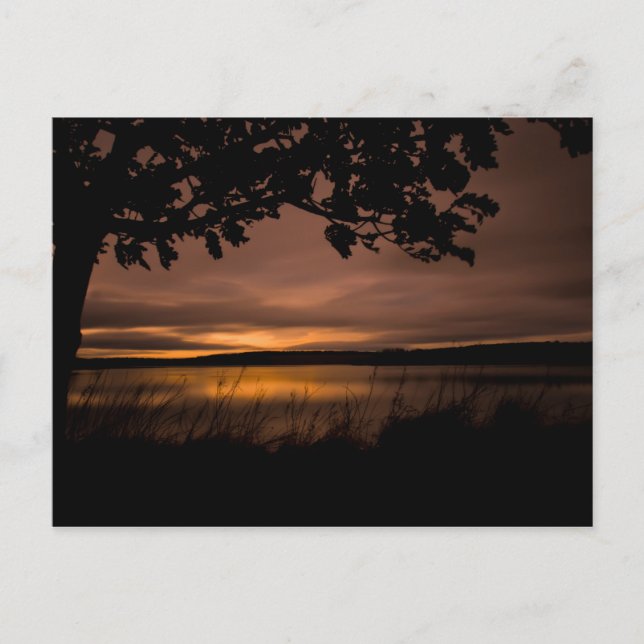 Sunset liggande Northumberland Vykort (Framsida)