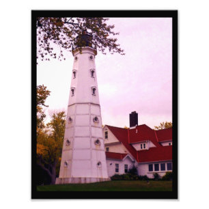 Sunset Lighthouse Fototryck