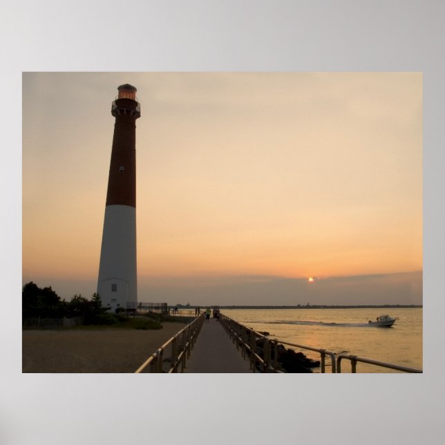 Sunset Lighthouse Poster (Framsidan)