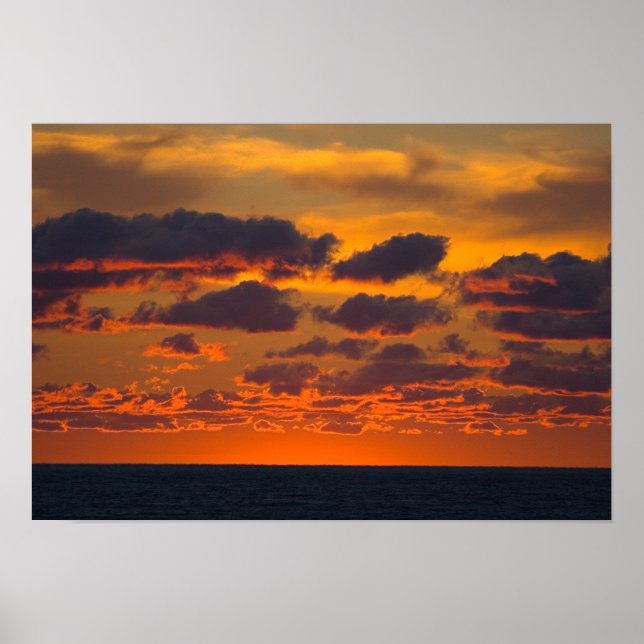 Sunset, Ludington, Michigan Poster (Framsidan)