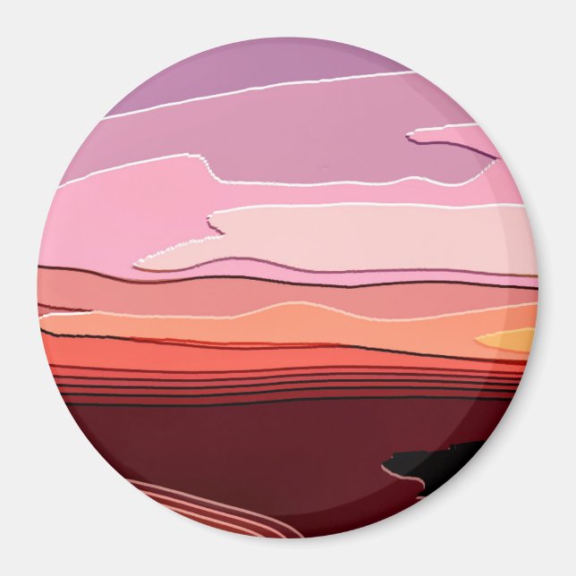 SUNSET MAGNET (Framsidan)