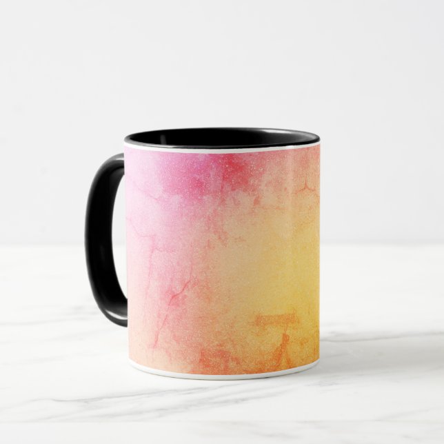 Sunset Marble Gradient Coffee Mugg (Framsida vänster)