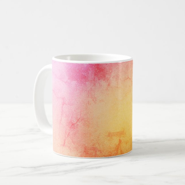 Sunset Marble Gradient Coffee Mugg (Framsida vänster)