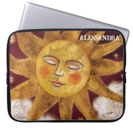 Sunset Maroon Laptop sleeve - Personlig Design