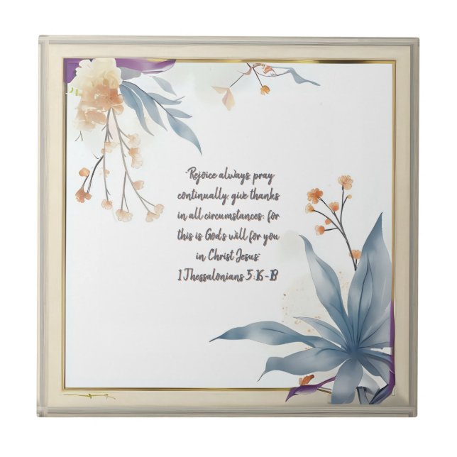 Sunset Meadow Ram Kakelplatta (Framsidan)