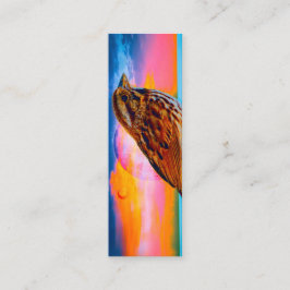 Sunset Melody Bookmark Mini Visitkort