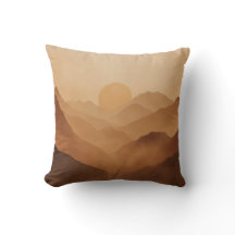 Sunset Mountain Lagrar Pillow