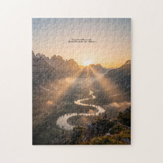 Sunset Mountain Puzzle christian Gift Pussel