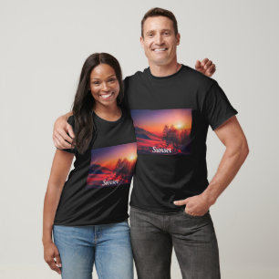 Sunset Mountains T Shirt