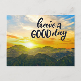 Sunset Mountains Vykort