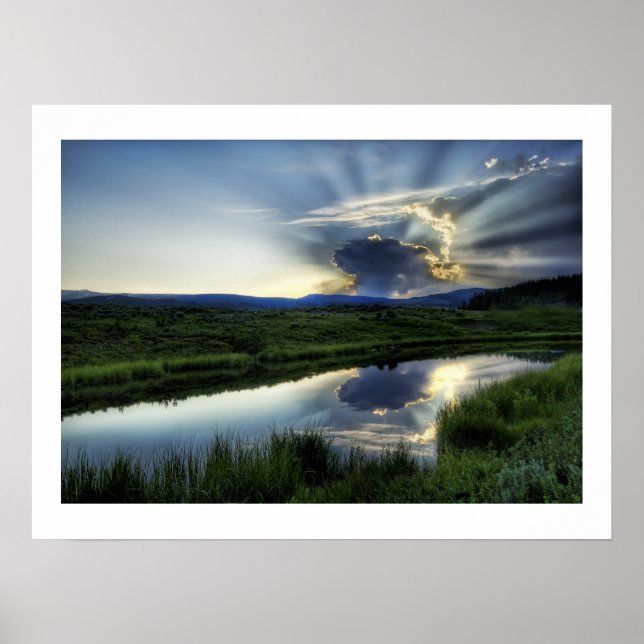 Sunset Mushroom Cloud Poster (Framsidan)