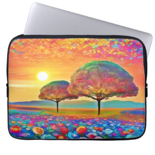 Sunset Nature's Kaleidoscope Laptop Fodral