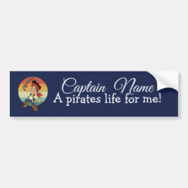 SUNSET Nautical Blue Boy Party Pirater Bildekal