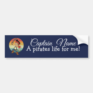 SUNSET Nautical Blue Boy Party Pirater Bildekal
