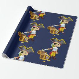 Sunset Nautical Blue Boy Pirat Presentpapper