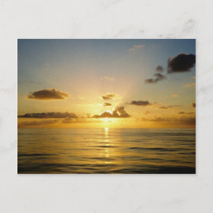 Sunset North of Bermuda Vykort