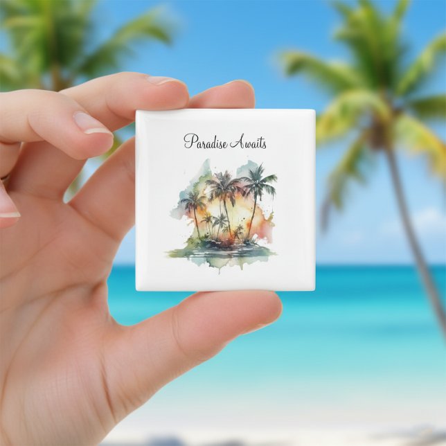 Sunset Oasis, custom Magnet (Skapare uppladdad)