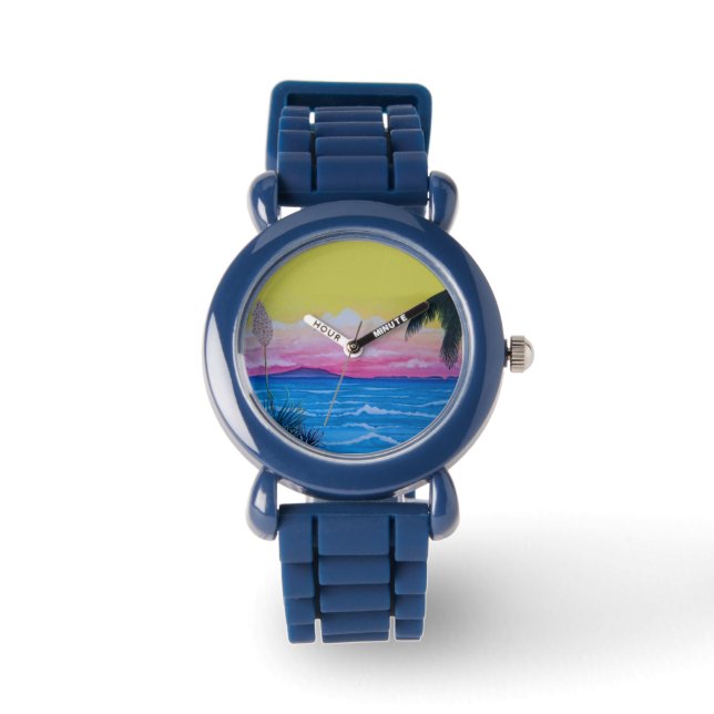 Sunset Ocean Armbandsur (Framsida)