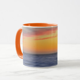 Sunset Ocean Beresh Beach Art Mugg