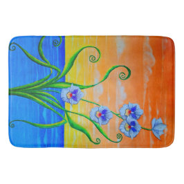 Sunset Ocean Orchids Badrumsmatta