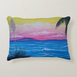 Sunset Ocean Prydnadskudde
