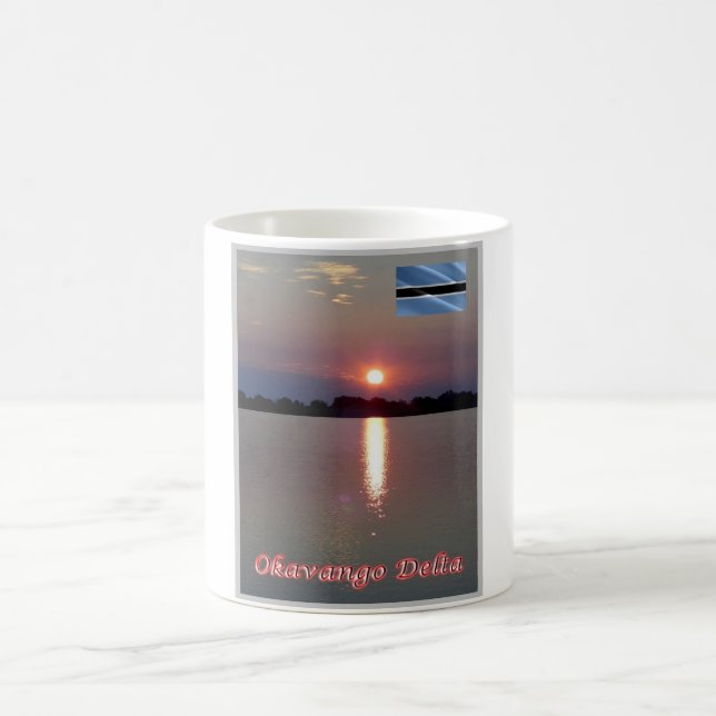 SUNSET Okavango Delta - Kaffemugg (Center)