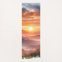 Sunset Ombre Serene Blue & Orange Summer Gift