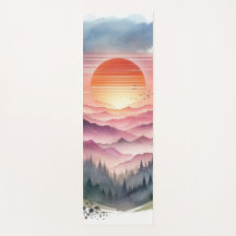 Sunset Ombre Serene Blue & Orange Summer Gift