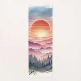 Sunset Ombre Serene Blue & Orange Summer Gift