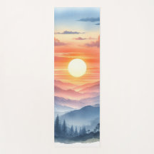 Sunset Ombre Serene Blue & Orange Summer Gift