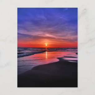 Sunset on an Anna Maria Island Beach Vykort