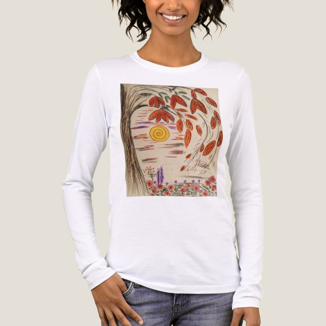 Sunset on boulevard T-Shirt (Framsida)