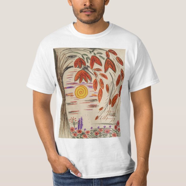 Sunset on boulevard T-Shirt (Framsida)