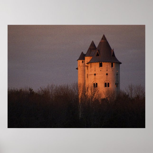 Sunset On Castle Gwynn Poster (Framsidan)