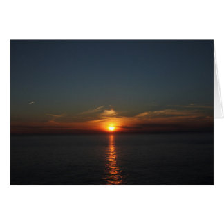 Sunset on Grand Manan Hälsningskort