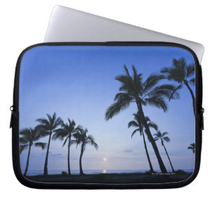 Sunset on Kahaluu Bay in Kona,Hawaii Laptop Fodral