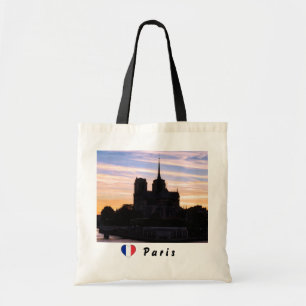 Sunset on Notre Dame de Paris - Paris, Frankrike Tygkasse
