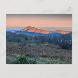 Sunset on Old Rag, Virginia Vykort