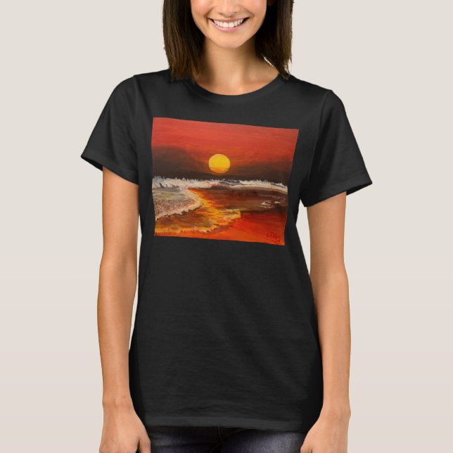 Sunset on Pacific, av Gary Poling T Shirt (Framsida)